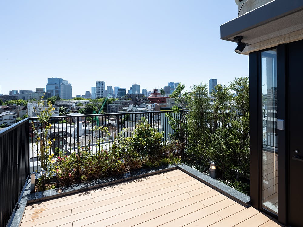 チャームスイート四谷 屋上テラス