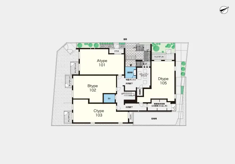 ヘーベルVillage下赤塚 間取図