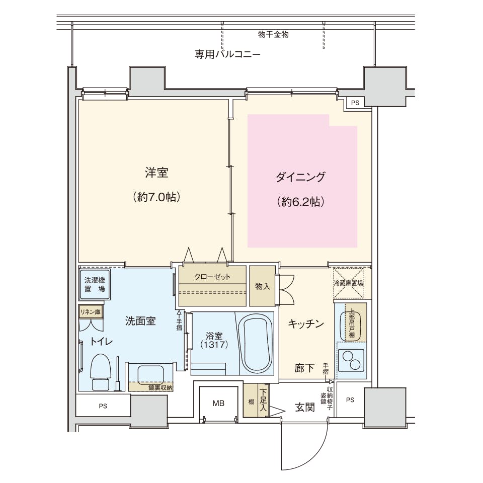 グッドタイムリビング町田中町 間取図