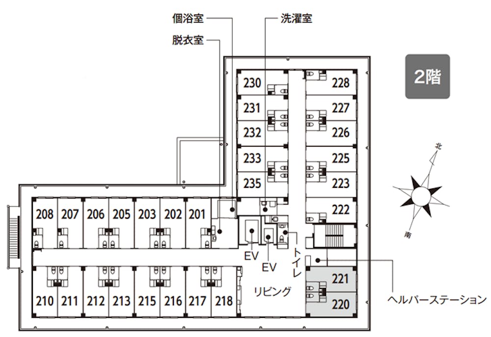 イリーゼ西大宮 間取図
