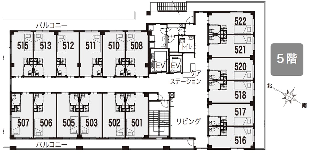 イリーゼ船橋はさま 間取図