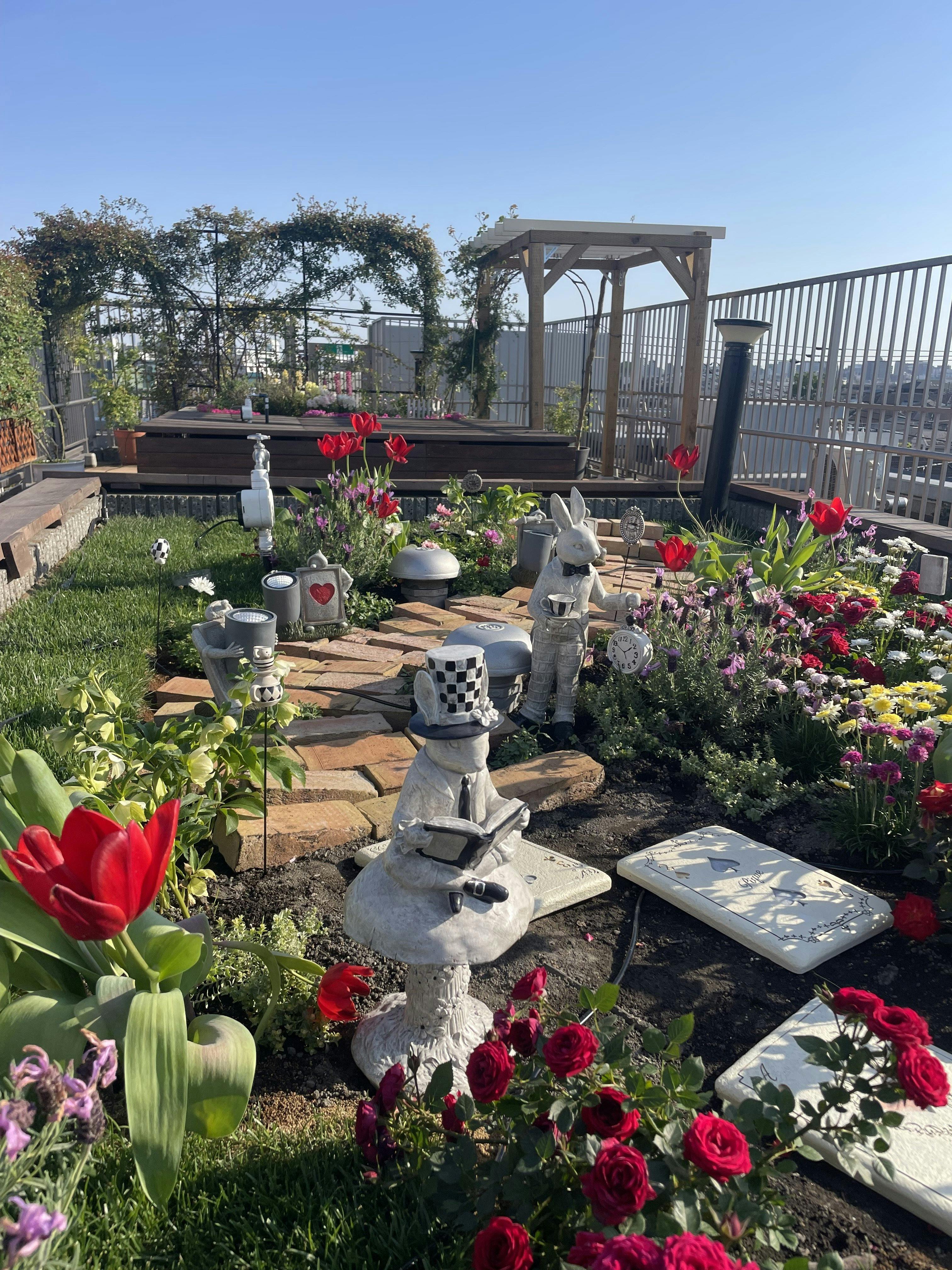 グランフォレスト氷川台 屋上庭園