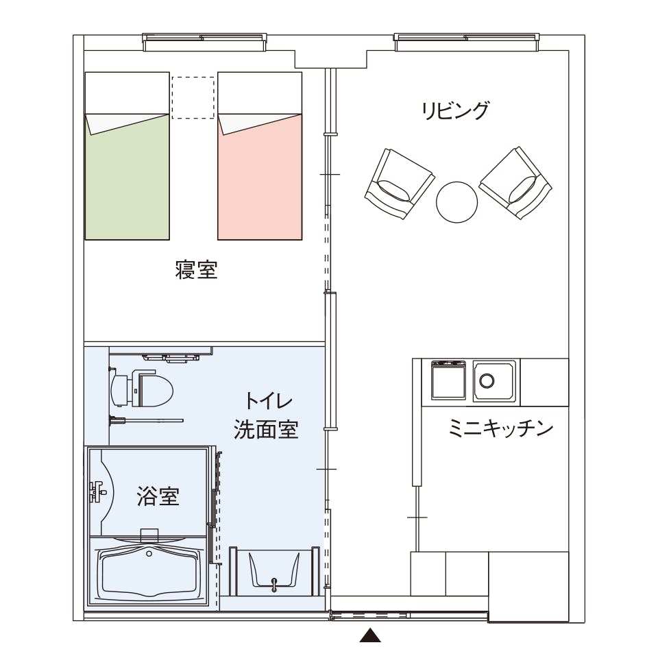 グッドタイムリビング神戸垂水 間取図