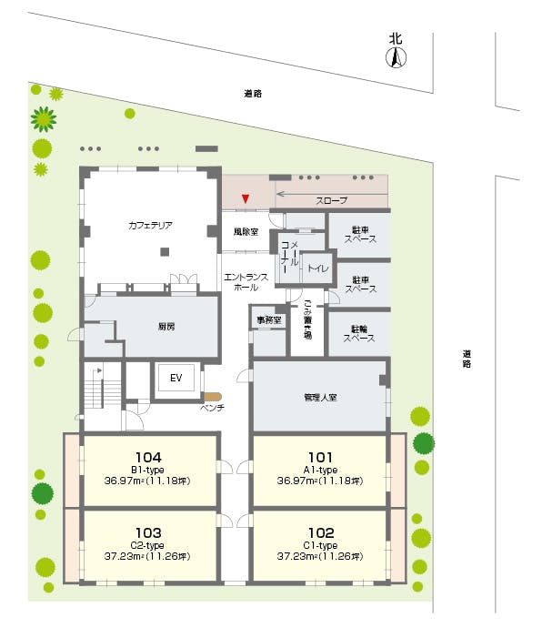 グランドマスト三鷹上連雀 間取図
