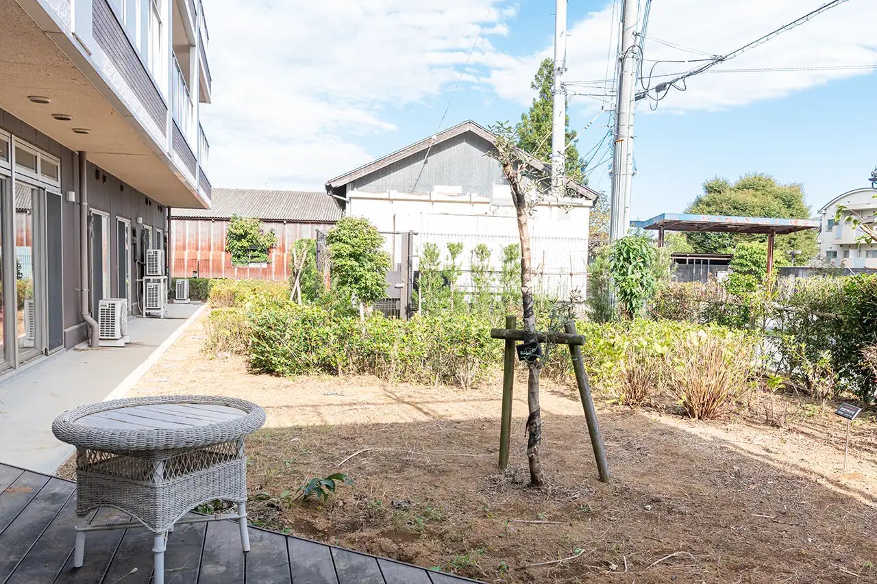 イリーゼ 埼玉小川町 中庭