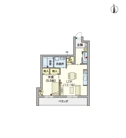 ヘーベルVillage立川昭和記念公園 間取図