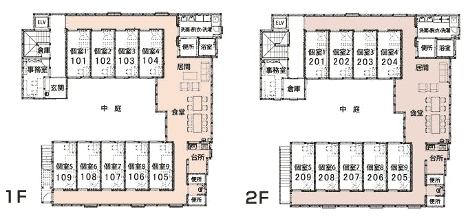グループホームひかり目黒 間取図