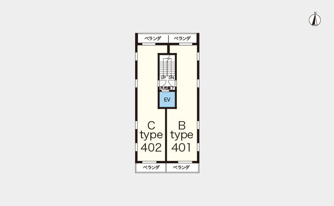 ヘーベルVillage一橋学園Ⅱ 間取図