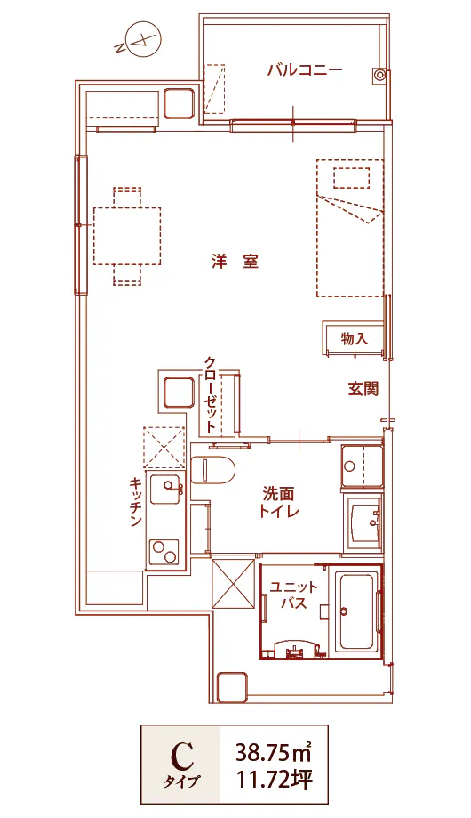 ヴィラ ベルセゾン 間取図