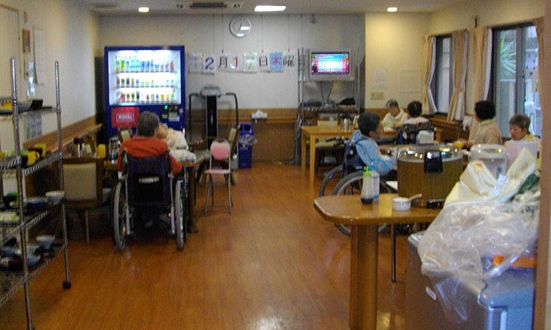 ソレイユあんりゅう 食堂