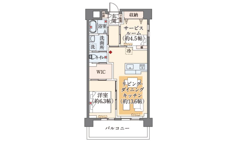 マストクレリアン鎌倉 間取図