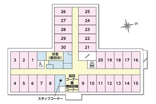 ツクイ・サンシャイン川崎宮前 間取図