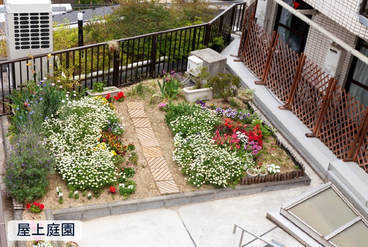 サン・ラポール目白 屋上庭園