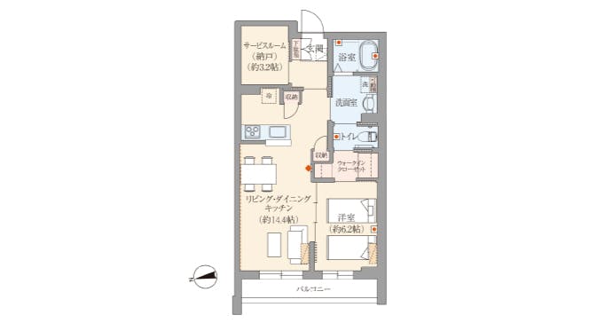 グランドマスト練馬桜台 間取図