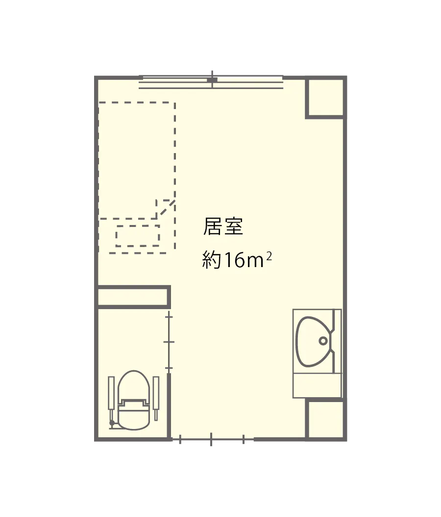 ゆとり庵北越谷ナーシングホーム 間取図