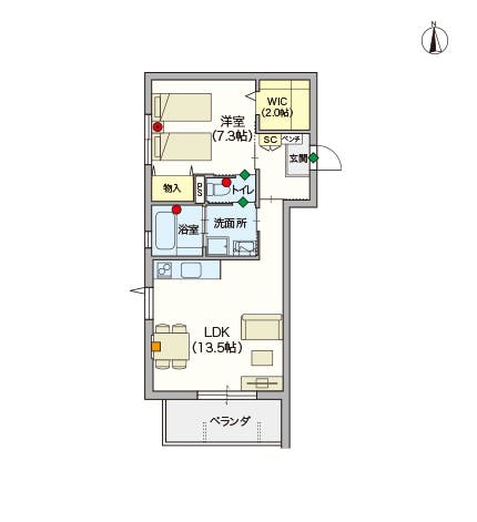 ヘーベルVillage西尾久8丁目 間取図