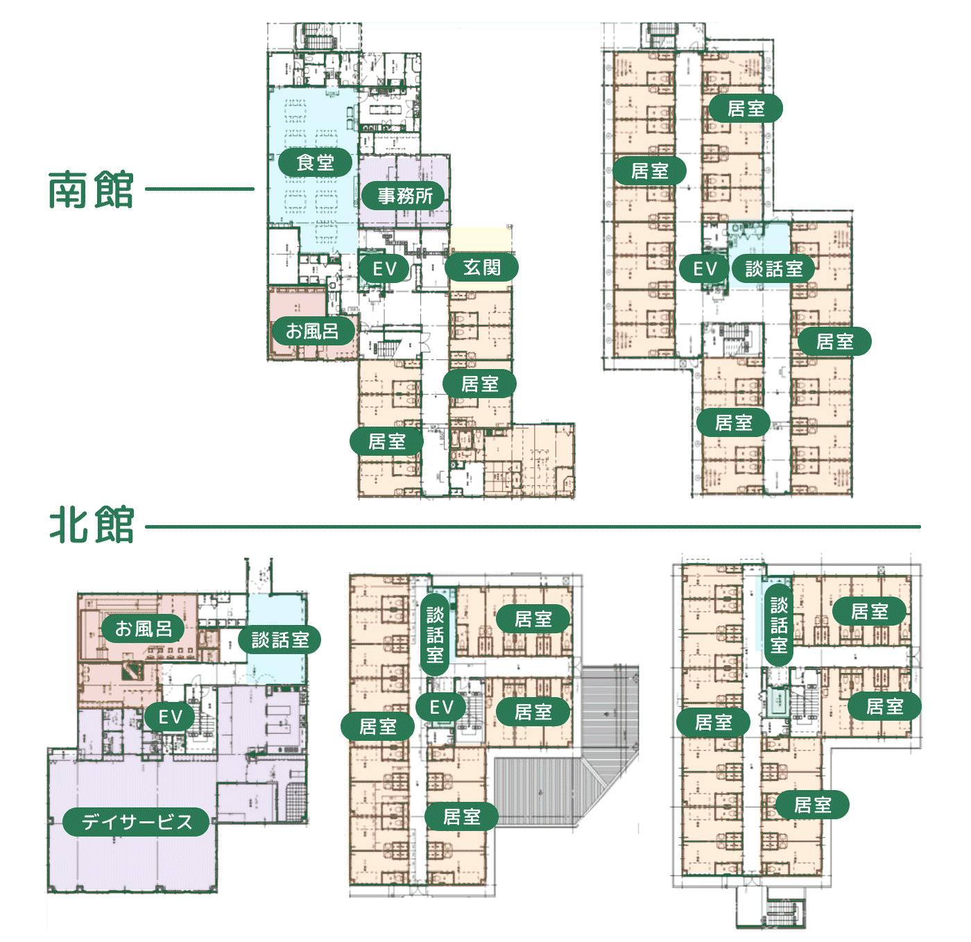 セカンドライフ・ウィズ熊取 間取図