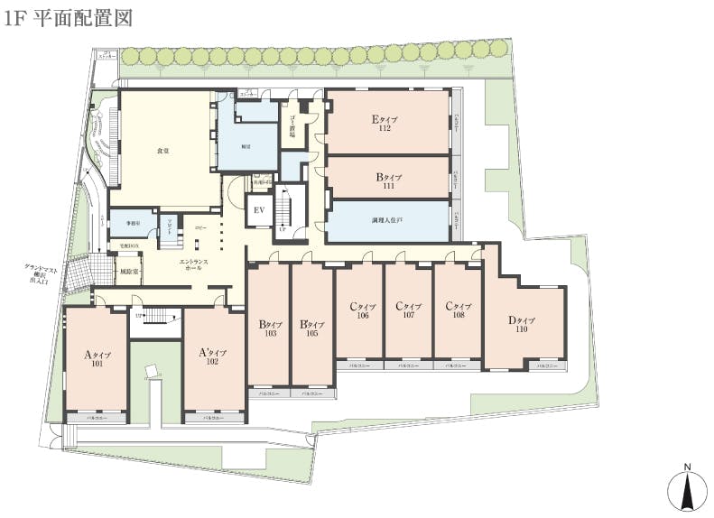 グランドマスト柳沢 間取図