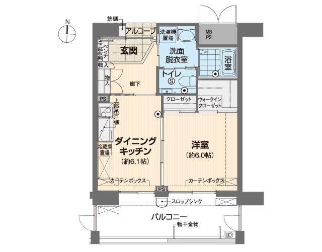ベルパージュ千里けやき通り 間取図