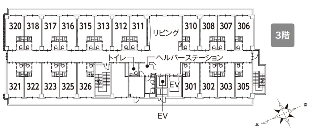 イリーゼ中浦和 間取図
