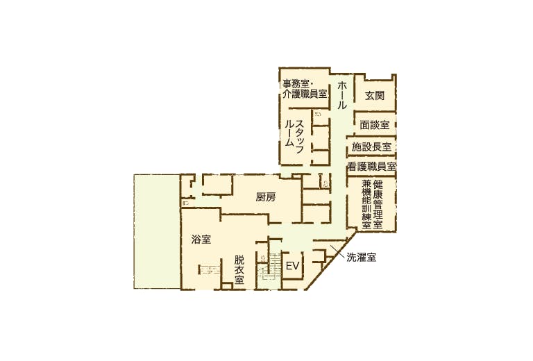 ベティさんの家 荒子公園 間取図