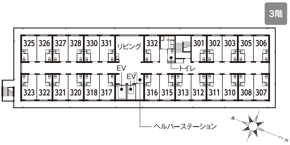 イリーゼさぎぬま 間取図
