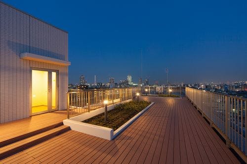 グランドマスト椎名町 屋上庭園