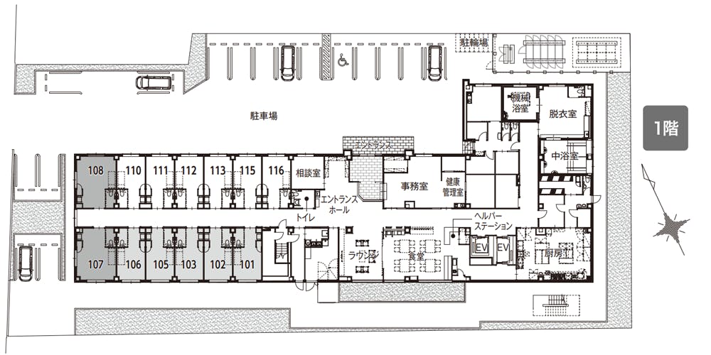イリーゼ新座市役所前 間取図