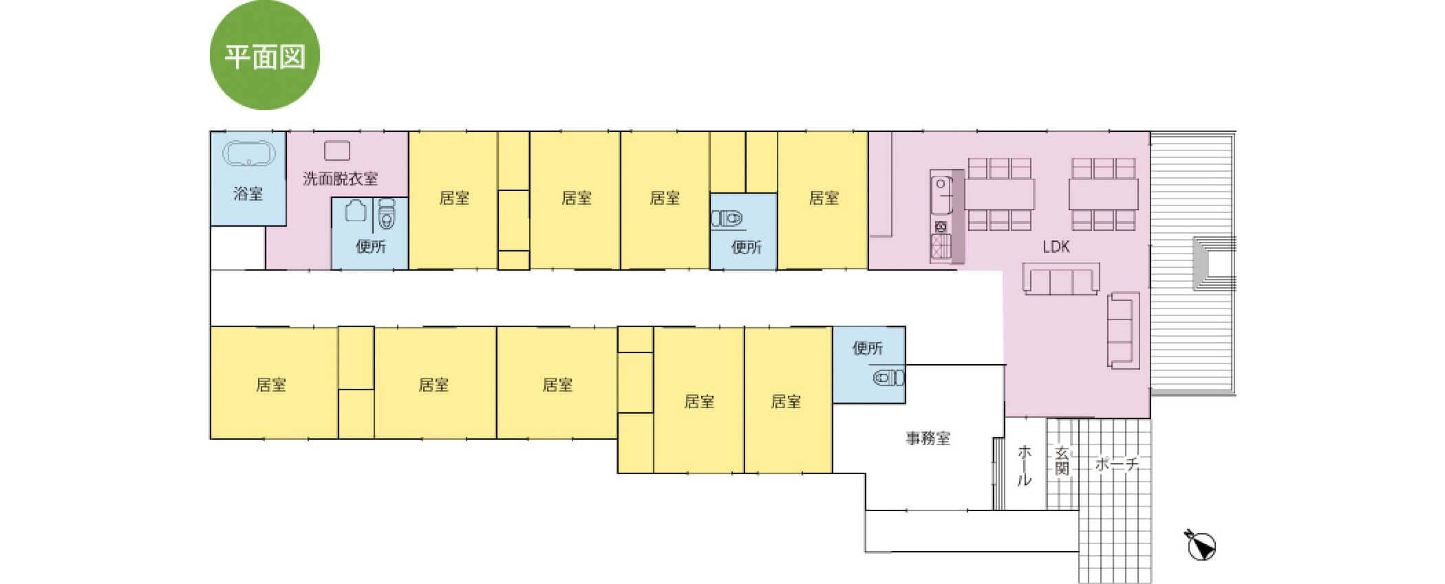 ひこねの憩 間取図