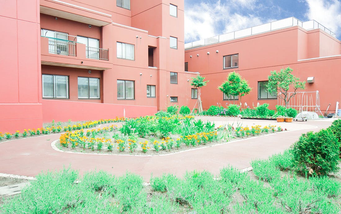 ライフドリーム藤美 中庭