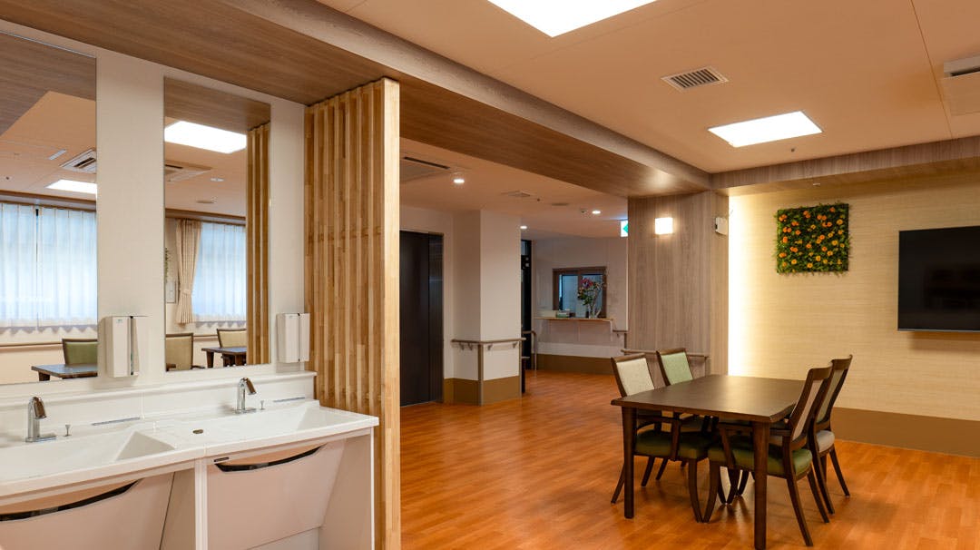 リアンレーヴ上尾 食堂兼機能訓練室（1F）