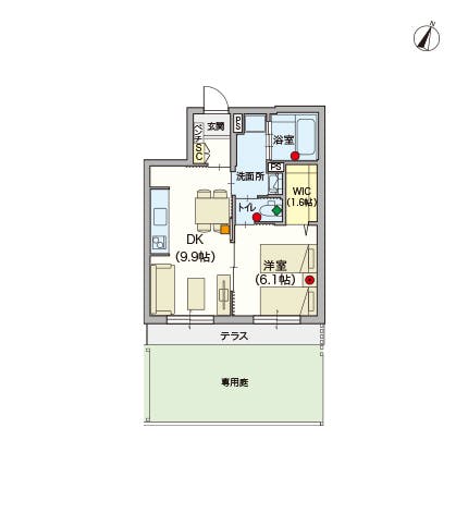 ヘーベルVillage小岩 間取図