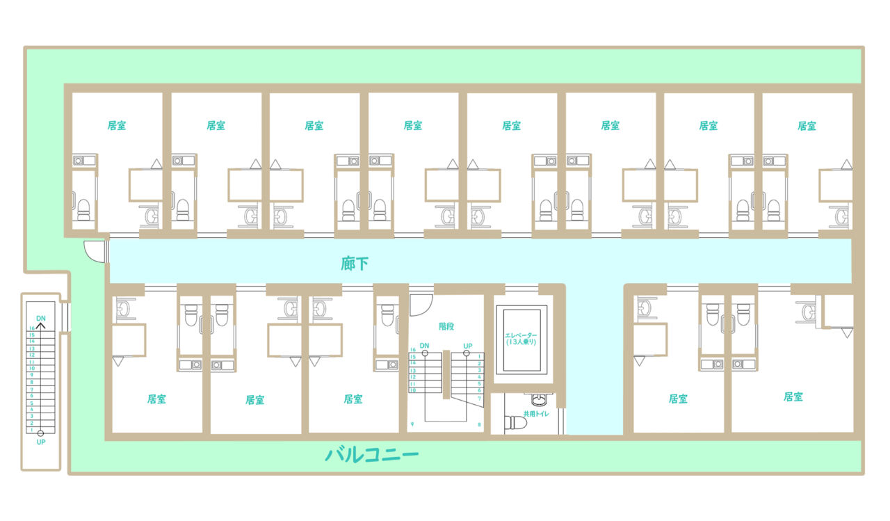 心結 間取図