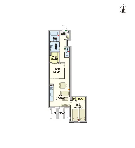 ヘーベルVillage蕨 間取図