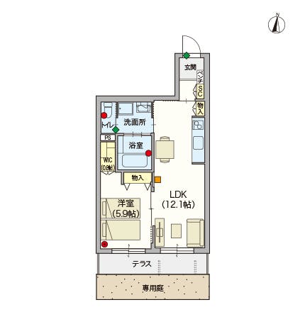 ヘーベルVillage戸田公園 間取図