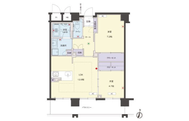 グランドマスト新大阪 間取図