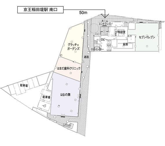 フェリエ ドゥ 稲田堤 間取図