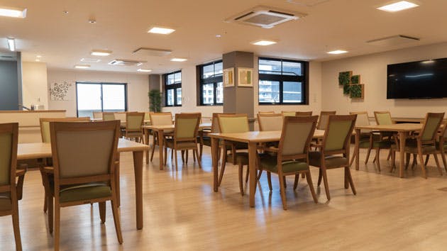 リアンレーヴ新小岩 食堂兼機能訓練室