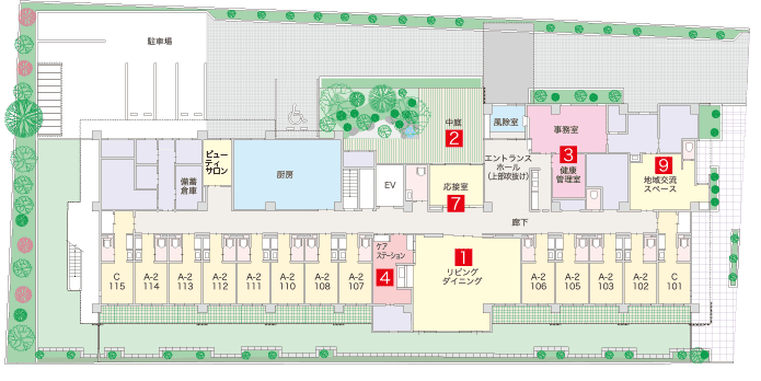 アライブ武蔵野御殿山 間取図