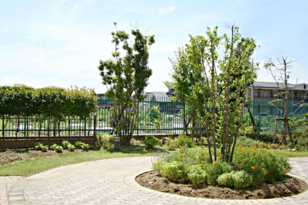 こまきの憩 中庭