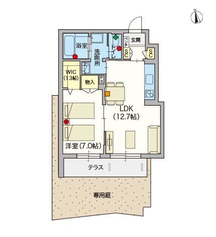 ヘーベルVillage駒込6丁目 間取図
