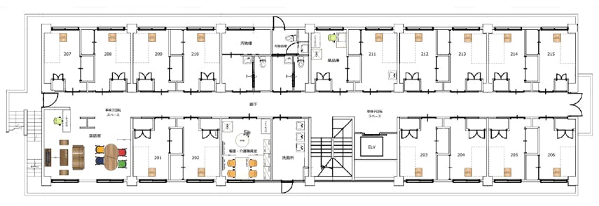 住宅型有料老人ホームグラントン辻堂 間取図
