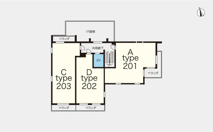 ヘーベルVillage等々力 間取図