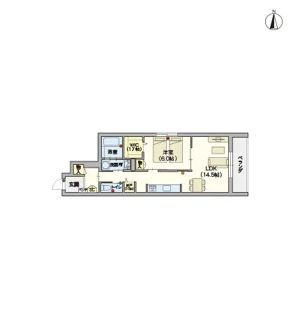 ヘーベルVillage蕨 間取図