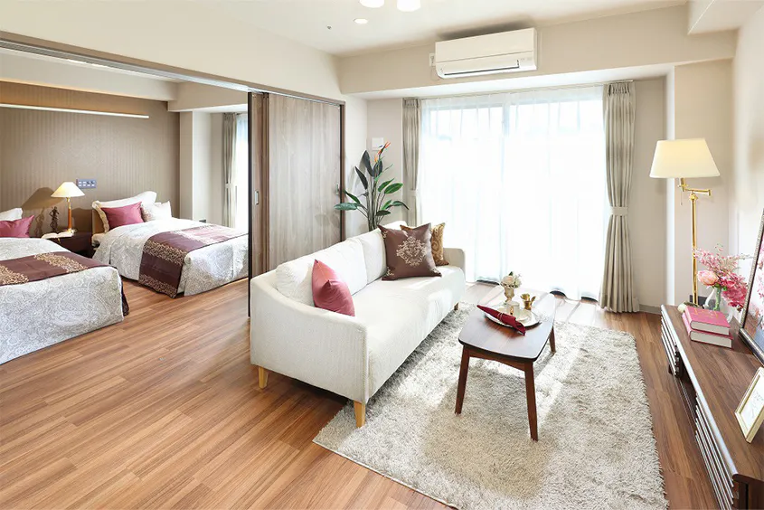 メディカルホームグランダあやめ池駅前 B1タイプ居室イメージ