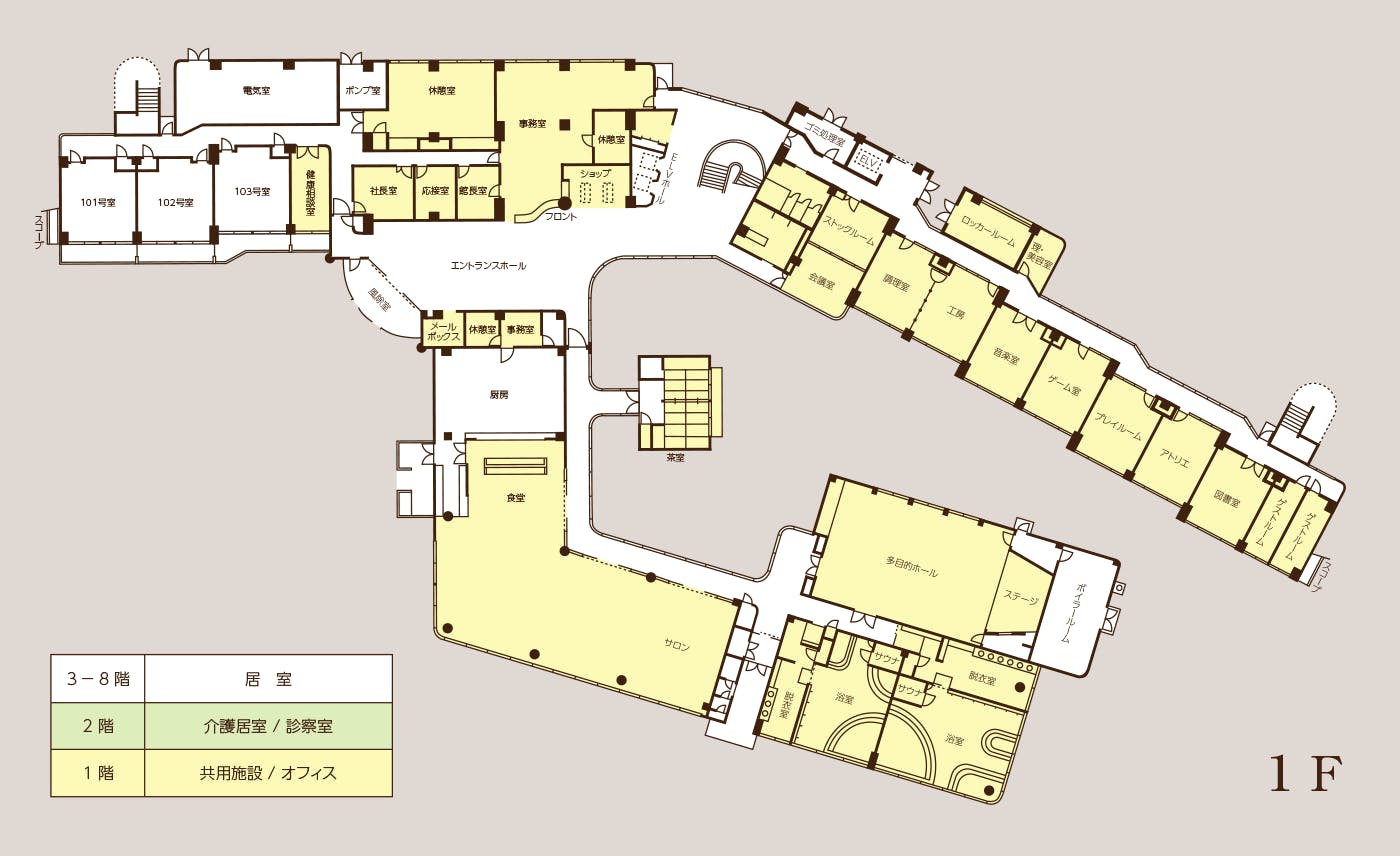 パークヴィラ陽春館 間取図