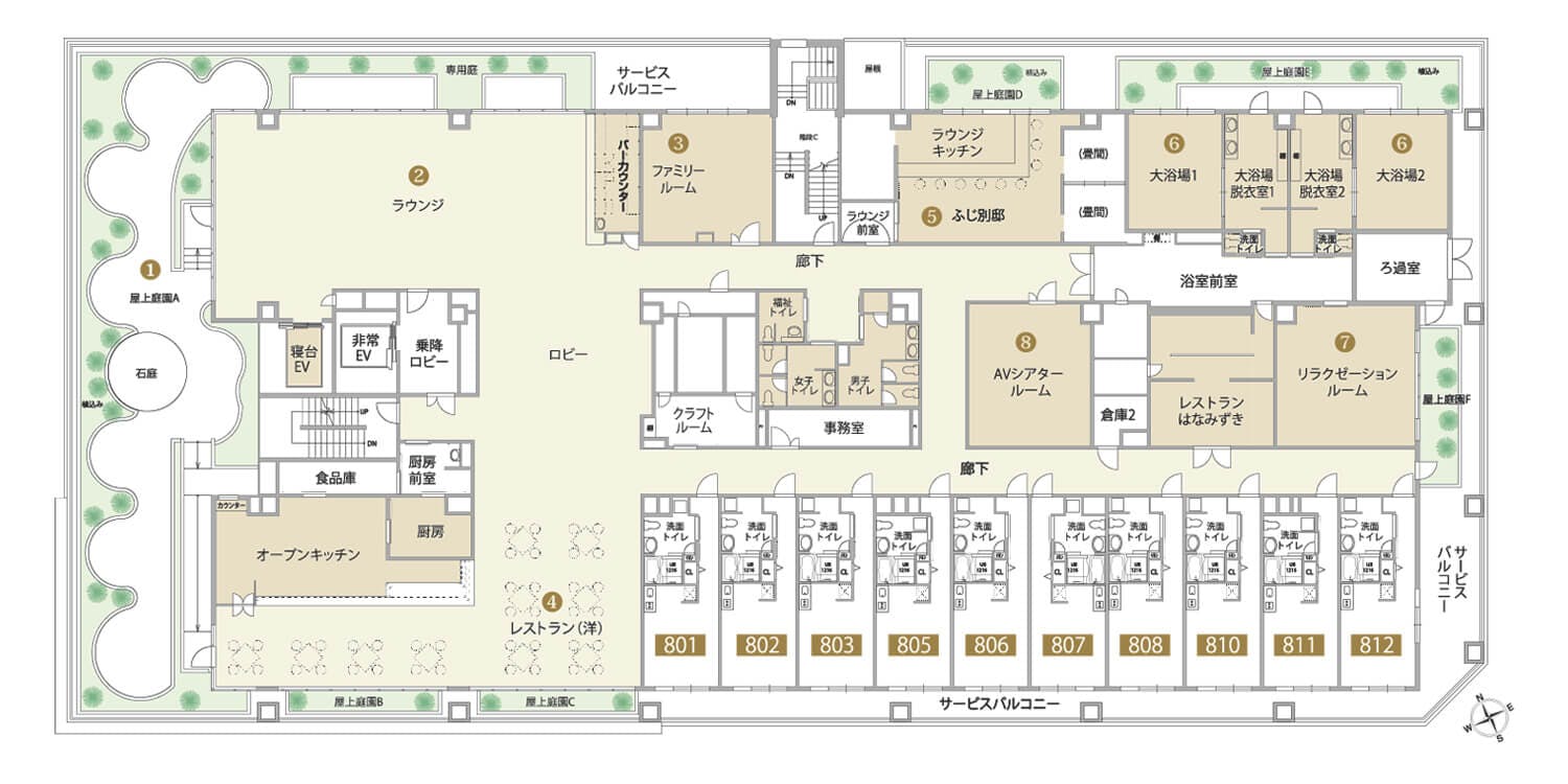 ロングライフ・クイーンズ静岡呉服町 間取図