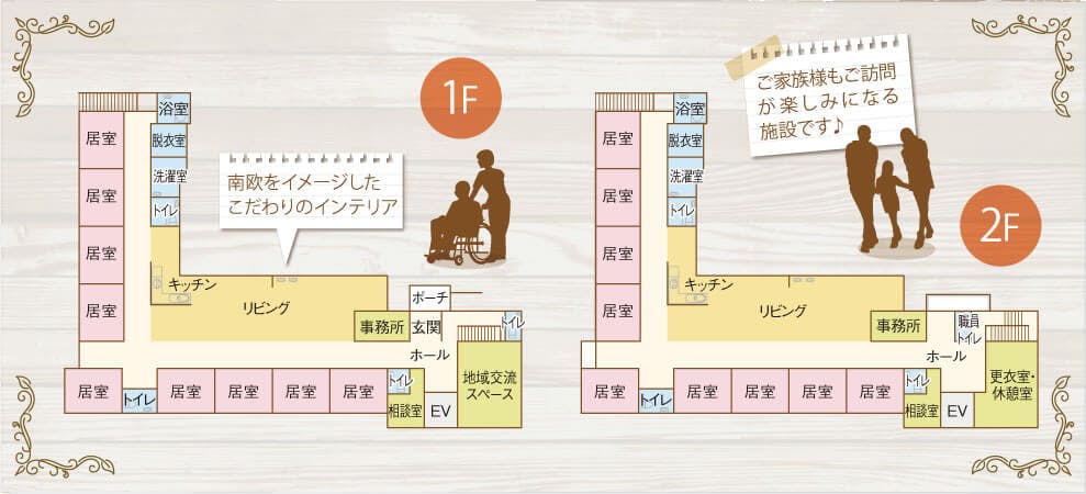 グループホームサライあま 間取図