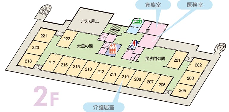 介護付有料老人ホームシャングリラ青山姫路 間取図