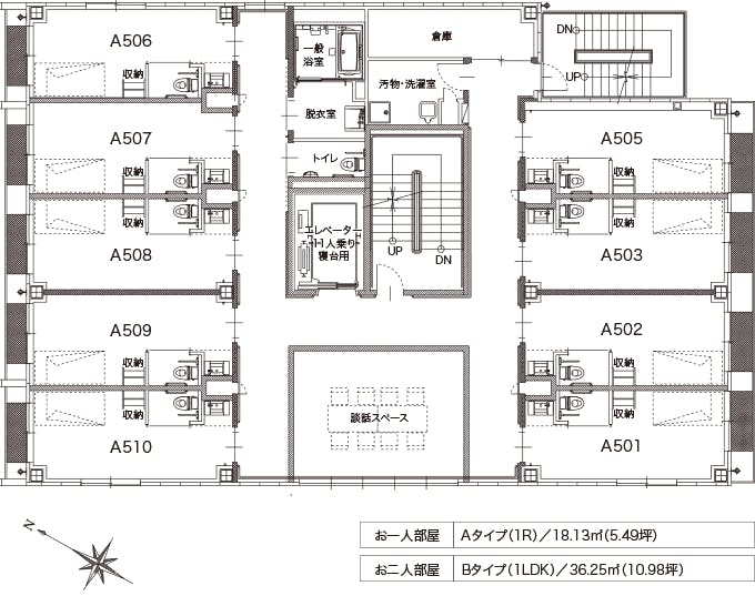 アルファリビング鹿児島東千石 間取図
